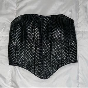 Fashion Nova Black Corset Top